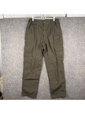 5.11 Tactical Taclite Pro Ripstop Cargo Pants 74273 Army Green Men 34 x 32 056